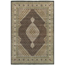 Load image into Gallery viewer, Hand-Knotted Oriental Handmade Wool & Silk Mahi Design Rug (Size 9.8 X 14.2) Cwral-11337