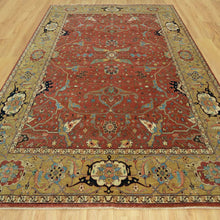 Load image into Gallery viewer, Hand-Knotted Fine Heriz Design Traditional Handmade Wool Rug (Size 8.10 X 12.0) Cwral-11349