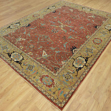 Load image into Gallery viewer, Hand-Knotted Fine Heriz Design Traditional Handmade Wool Rug (Size 8.10 X 12.0) Cwral-11349