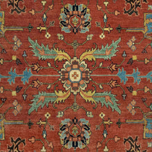 Load image into Gallery viewer, Hand-Knotted Fine Heriz Design Traditional Handmade Wool Rug (Size 8.10 X 12.0) Cwral-11349
