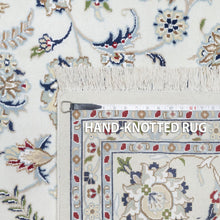 Load image into Gallery viewer, Fine Traditional Nain Design Hand-Knotted Wool Silk Handmade Rug (Size 9.0 X 12.3) Cwral-11361
