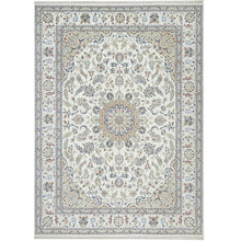 Load image into Gallery viewer, Fine Traditional Nain Design Hand-Knotted Wool Silk Handmade Rug (Size 9.0 X 12.3) Cwral-11361