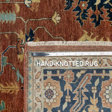 Load image into Gallery viewer, Hand-Knotted Fine Heriz Design Traditional Handmade Wool Rug (Size 8.9 X 12.1) Cwral-11367