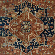 Load image into Gallery viewer, Hand-Knotted Fine Heriz Design Traditional Handmade Wool Rug (Size 8.9 X 12.1) Cwral-11367