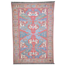 Load image into Gallery viewer, Hand-Woven Traditional Sumak Tribal Handmade Wool Oriental Rug (Size 6.4 X 9.7) Cwral-11388