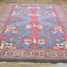 Load image into Gallery viewer, Hand-Woven Traditional Sumak Tribal Handmade Wool Oriental Rug (Size 6.4 X 9.7) Cwral-11388