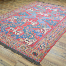 Load image into Gallery viewer, Hand-Woven Traditional Sumak Tribal Handmade Wool Oriental Rug (Size 6.4 X 9.7) Cwral-11388