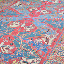 Load image into Gallery viewer, Hand-Woven Traditional Sumak Tribal Handmade Wool Oriental Rug (Size 6.4 X 9.7) Cwral-11388