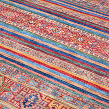 Load image into Gallery viewer, Hand-Knotted Kazak Khorjin Traditional Design Handmade Rug (Size 4.0 X 5.7) Cwral-11472