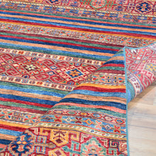 Load image into Gallery viewer, Hand-Knotted Kazak Khorjin Traditional Design Handmade Rug (Size 4.0 X 5.7) Cwral-11472