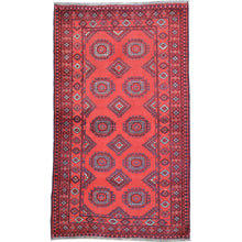 Load image into Gallery viewer, Hand-Knotted Balouchi Bokhara Design Handmade Wool Rug (Size 3.5 X 5.9) Cwral-11502