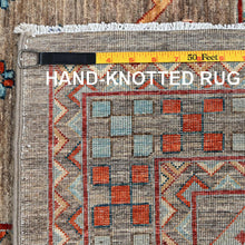 Load image into Gallery viewer, Hand-Knotted Traditional Kazak Sherwan Design Oriental Wool Rug (Size 9.1 X 11.6) Cwral-11577