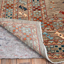 Load image into Gallery viewer, Hand-Knotted Traditional Kazak Sherwan Design Oriental Wool Rug (Size 9.1 X 11.6) Cwral-11577