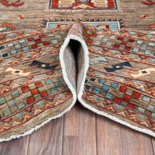 Load image into Gallery viewer, Hand-Knotted Traditional Kazak Sherwan Design Oriental Wool Rug (Size 9.1 X 11.6) Cwral-11577