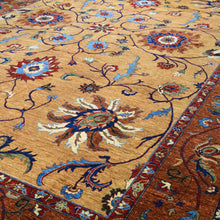 Load image into Gallery viewer, Hand-Knotted Tribal Chobi Oushak Design Oriental Handmade Rug (Size 11.4 X 15.9) Cwral-11751
