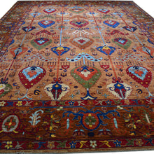 Load image into Gallery viewer, Hand-Knotted Tribal Chobi Oushak Design Oriental Handmade Rug (Size 11.8 X 16.10) Cwral-11754