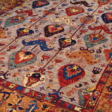 Load image into Gallery viewer, Hand-Knotted Tribal Chobi Oushak Design Oriental Handmade Rug (Size 7.11 X 9.6) Cwral-11757
