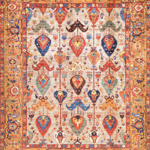 Load image into Gallery viewer, Hand-Knotted Tribal Chobi Oushak Design Oriental Handmade Rug (Size 7.11 X 9.6) Cwral-11757