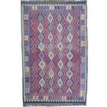 Load image into Gallery viewer, Hand-Woven Reversible Traditional Design Handmade Kilim Rug (Size 6.4 X 9.6) Cwral-10800