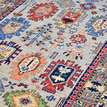 Load image into Gallery viewer, Hand-Knotted Berber Traditional Design Handmade Wool Rug (Size 4.0 X 6.2) Cwral-10821