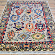 Load image into Gallery viewer, Hand-Knotted Berber Traditional Design Handmade Wool Rug (Size 4.0 X 6.2) Cwral-10821