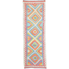 Load image into Gallery viewer, Flatweave Reversible Kilim Handmade Wool Rug (Size 2.6 X 8.0) Cwral-10869