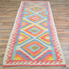 Load image into Gallery viewer, Flatweave Reversible Kilim Handmade Wool Rug (Size 2.6 X 8.0) Cwral-10869