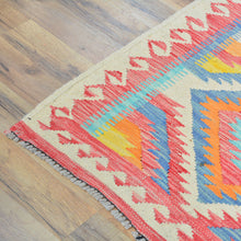 Load image into Gallery viewer, Flatweave Reversible Kilim Handmade Wool Rug (Size 2.6 X 8.0) Cwral-10869