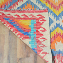 Load image into Gallery viewer, Flatweave Reversible Kilim Handmade Wool Rug (Size 2.6 X 8.0) Cwral-10869