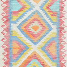 Load image into Gallery viewer, Flatweave Reversible Kilim Handmade Wool Rug (Size 2.6 X 8.0) Cwral-10869