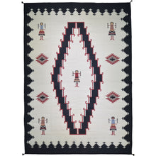 Load image into Gallery viewer, Hand-Woven Reversible Southwestern Design Handmade Wool Rug (Size 10.2 X 14.0) Cwral-10293
