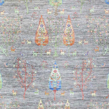 Load image into Gallery viewer, Hand-Knotted Tree Willow Design Modern Handmade Wool Rug (Size 8.0 X 9.5) Cwral-10563