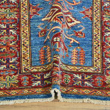 Load image into Gallery viewer, Hand-Knotted Fine Super Kazak Tribal Handmade 100% Wool Rug (Size 2.9 X 12.10) Cwral-4494