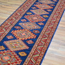 Load image into Gallery viewer, Hand-Knotted Fine Super Kazak Handmade 100% Wool Rug (Size 2.9 X 19.6) Cwral-4560