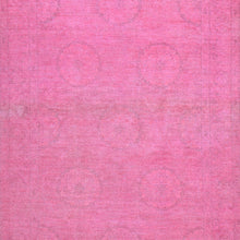 Load image into Gallery viewer, Hand-Knotted Pink Overdyed Chobi Wool Handmade Rug (Size 4.1 X 6.1) Brral-495
