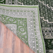 Load image into Gallery viewer, Hand-Knotted Oriental Traditional Wool & Silk Green Handmade Rug (Size 9.1 X 11.10) Brral-5445