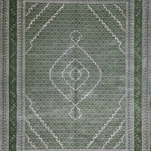 Load image into Gallery viewer, Hand-Knotted Oriental Traditional Wool & Silk Green Handmade Rug (Size 9.1 X 11.10) Brral-5445