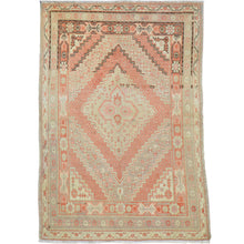 Load image into Gallery viewer, Hand-Knotted Vintage Tribal Turkish Wool Oriental Handmade Rug (Size 3.9 X 5.5) Brrsf-639