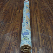 Load image into Gallery viewer, Hand-Knotted Handmade Geometric Design Wool Rug (Size 4.0 X 5.4) Cwral-7455