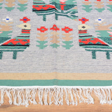 Load image into Gallery viewer, Hand-Woven Reversible Macedonian Kilim Handmade Wool Rug (Size 3.0 X 5.11) Cwral-7860