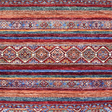 Load image into Gallery viewer, Hand-Knotted Tribal Afghan Design Handmade Wool Rug (Size 2.10 X 4.3) Cwral-8880