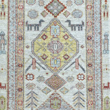Load image into Gallery viewer, Hand-Knotted Fine Afghan Peshawar Oushak Design 100% Wool (Size 2.8 X 7.8) Cwral-8934