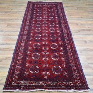Red wool rug