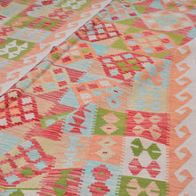 Load image into Gallery viewer, Hand-Woven Reversible Momana Kilim Handmade Wool Rug (Size 10.0 X 12.6) Cwral-10086