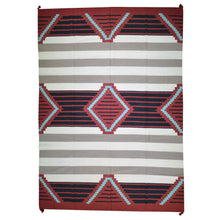 Load image into Gallery viewer, Hand-Woven Reversible Southwestern Design Kilim Handmade Wool Rug (Size 9.9 X 13.10) Cwral-10089