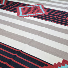 Load image into Gallery viewer, Hand-Woven Reversible Southwestern Design Kilim Handmade Wool Rug (Size 9.9 X 13.10) Cwral-10089