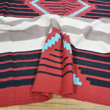 Load image into Gallery viewer, Hand-Woven Reversible Southwestern Design Kilim Handmade Wool Rug (Size 9.9 X 13.10) Cwral-10089