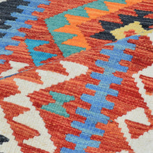 Load image into Gallery viewer, Hand-Woven Reversible Momana Kilim Handmade Wool Rug (Size 2.6 X 16.1) Cwral-10098