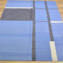 Load image into Gallery viewer, Hand-Woven Oriental Reversible Modern Design Kilim Handmade Rug (Size 4.0 X 5.9) Cwral-10110