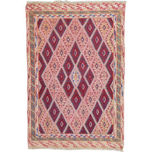 Load image into Gallery viewer, Multi-Weave Tribal Mashwani Sumak Handmade Geometric Design Rug (Size 2.8 X 3.10) Cwral-10113